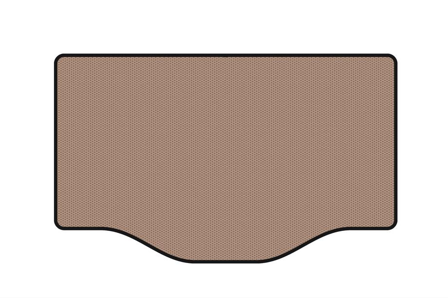 Fiat Panda 2003-2011 Rubber Trunk Mat Carsuit (Beige) Image