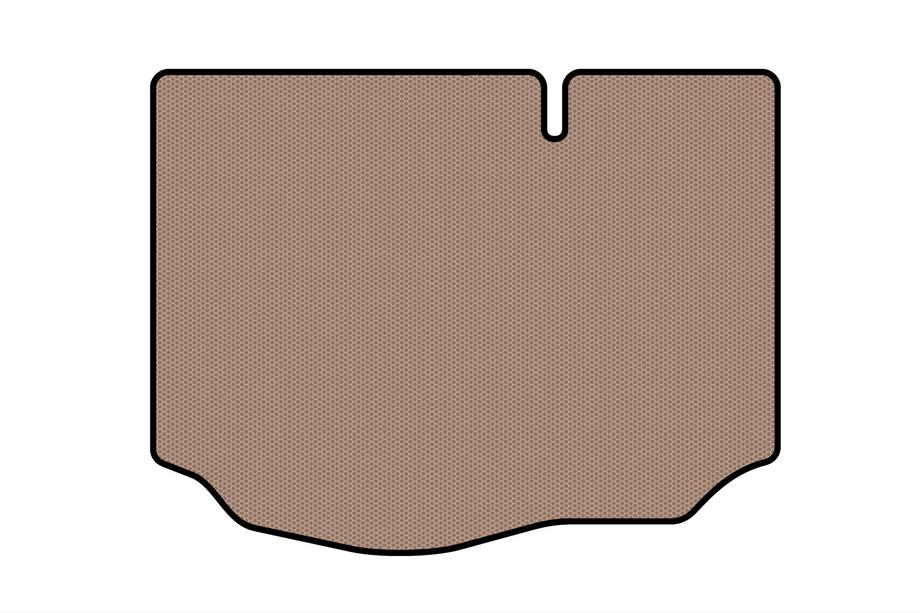 Ford Fiesta 2017- Rubber Trunk Mat Carsuit V1 (Beige) Image