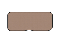 Honda Pilot 2015-2022 Rubber trunk mat Carsuit (with 3rd row, beige) photo 1