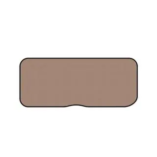 Rubber trunk mat Carsuit (with 3rd row, beige) photo 1