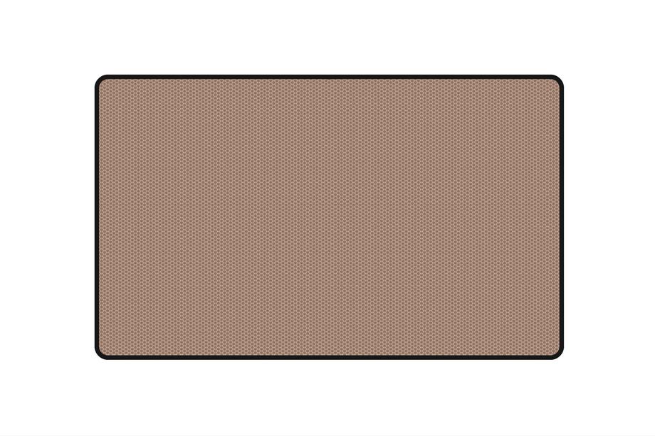 Kia Carens 1999-2012 Rubber trunk mat Carsuit (2006-2012, 3 rows, 7-seater, beige) Image