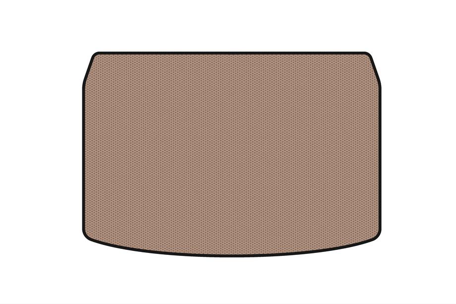 Kia Stonic 2017- Rubber trunk mat Carsuit (2019+, lower, beige) Photo 1