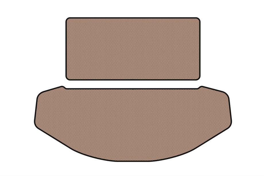 Mazda CX-9 2017- Rubber trunk mat Carsuit (seat back + trunk, 7-seater, beige) Image