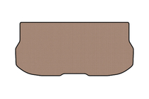 Nissan Quest 2011-2017 Rubber trunk mat Carsuit (with 3rd row, 7-seater, beige) photo 1