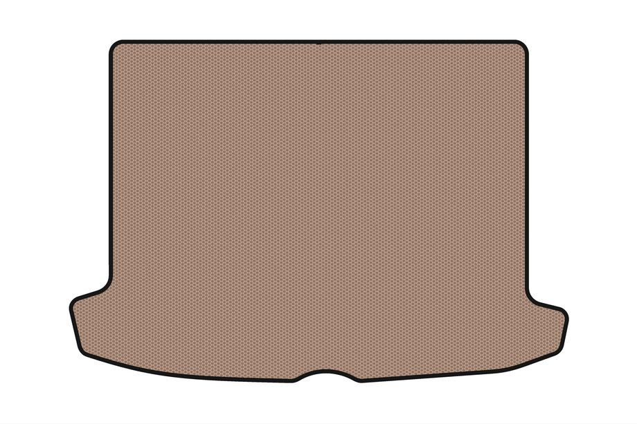 Renault Clio IV 2012-2019 Rubber trunk mat Carsuit V2 (SW, beige) Image