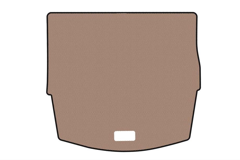 Renault Scenic/Grand 2016–2025 Rubber trunk mat Carsuit (upper, 5-seater, beige) Image