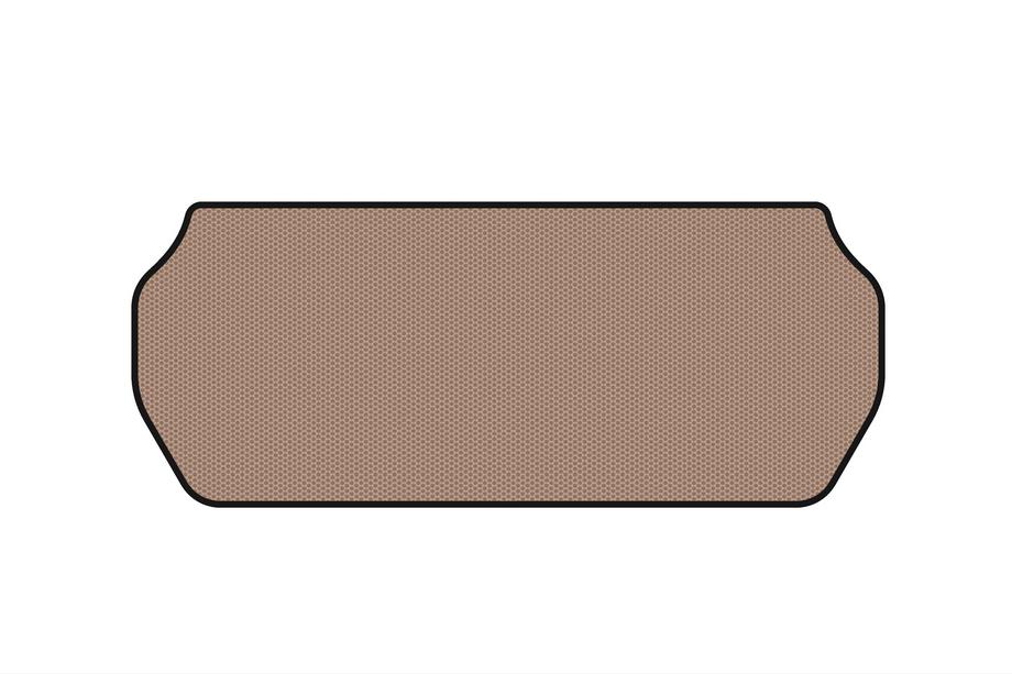 Opel Zafira A 1998-2005 Rubber trunk mat Carsuit (for 3rd row, 2003-2005, 7-seater, beige) Image