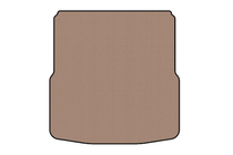 Skoda Superb 2009-2015 Rubber trunk mat Carsuit (double false floor, SW, beige) photo 1