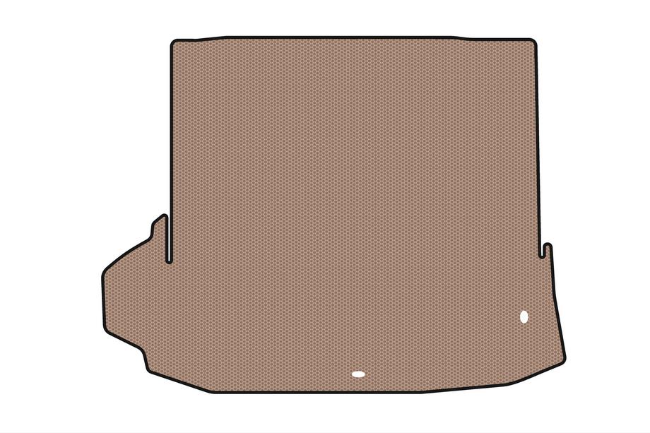 Toyota Highlander 2019- Rubber trunk mat Carsuit V3 (without subwoofer, 7-seater, beige) Image