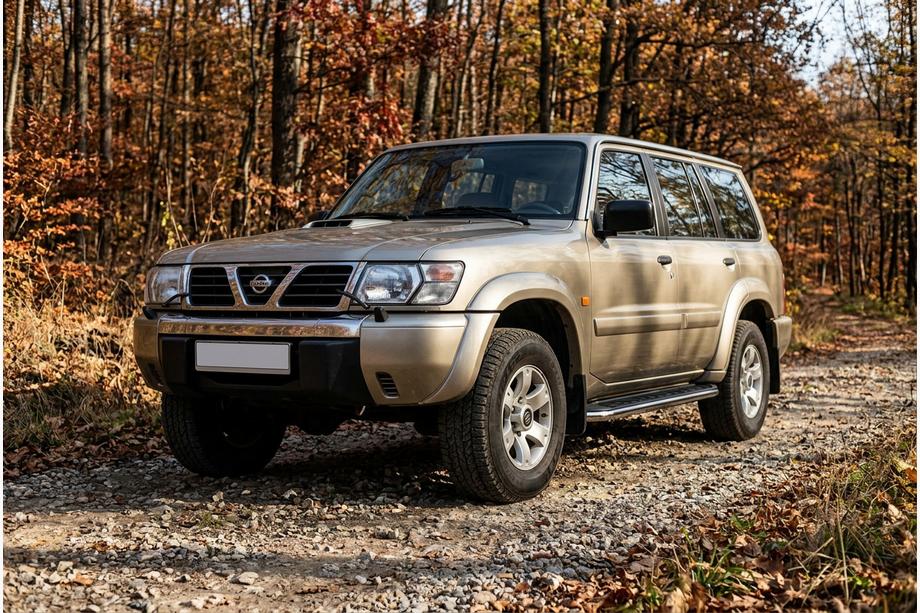 Nissan Patrol Y61 1997-2011 Side Steps Maydos V1 (2 pcs, Aluminum & Stainless Steel) Image