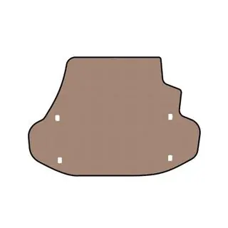 Rubber Trunk Mat Carsuit (Beige)