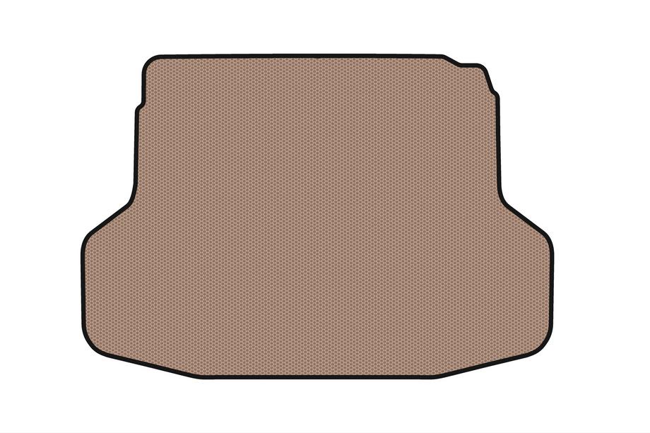 Honda Civic Sedan VII 2001-2006 Rubber trunk mat Carsuit (Coupe, beige) Photo 1