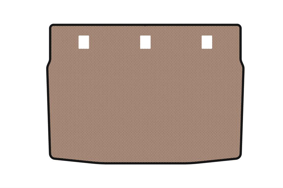 Kia Forte 2008–2024 Rubber trunk mat Carsuit (2008-2012, beige) Photo 1
