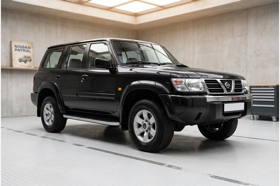Nissan Patrol Y61 1997-2011 Side Steps Tayga (2 pcs, Aluminum) Image
