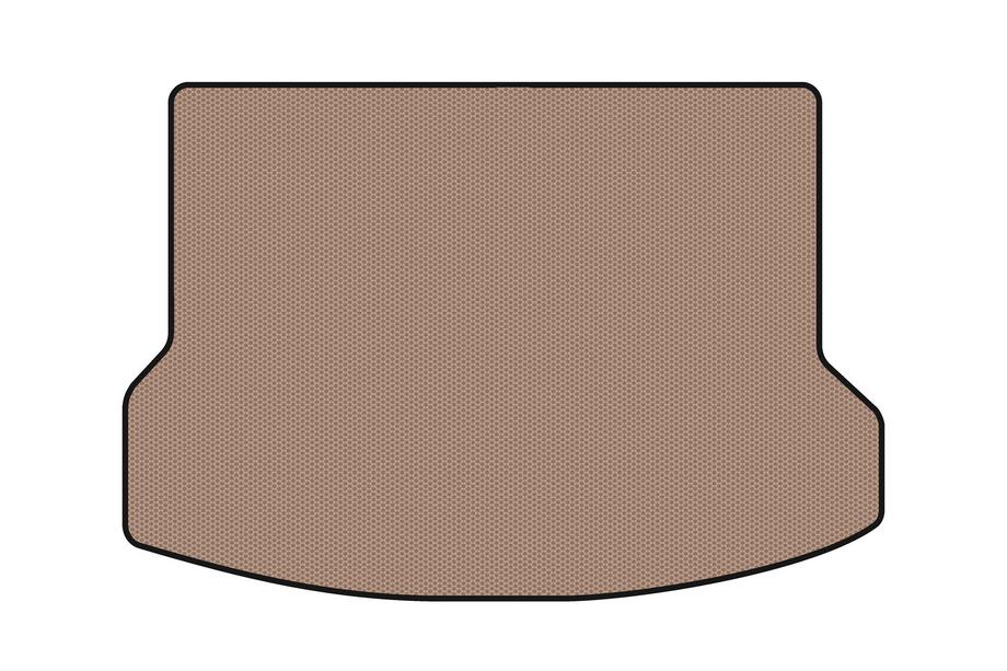 Nissan X-trail T32/Rogue 2014-2021 Rubber trunk mat Carsuit (5-seater, Europe, beige) Image