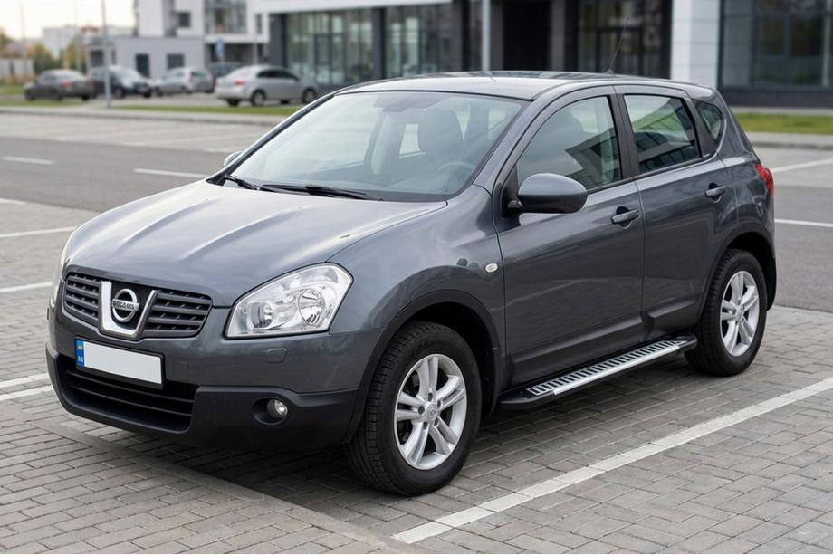 Nissan Qashqai 2007-2010 Side Steps Line (2 pcs, Aluminum) Image