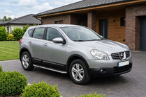 Nissan Qashqai 2007-2010 Side Steps Maydos V1 (2 pcs, Aluminum & Stainless Steel) photo 1
