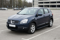 Nissan Qashqai 2007-2010 Side Steps Bosphorus Black (2 pcs, Aluminum) photo 1