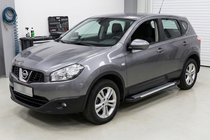Nissan Qashqai 2010-2014 Side Steps Line (2 pcs, Aluminum) photo 1