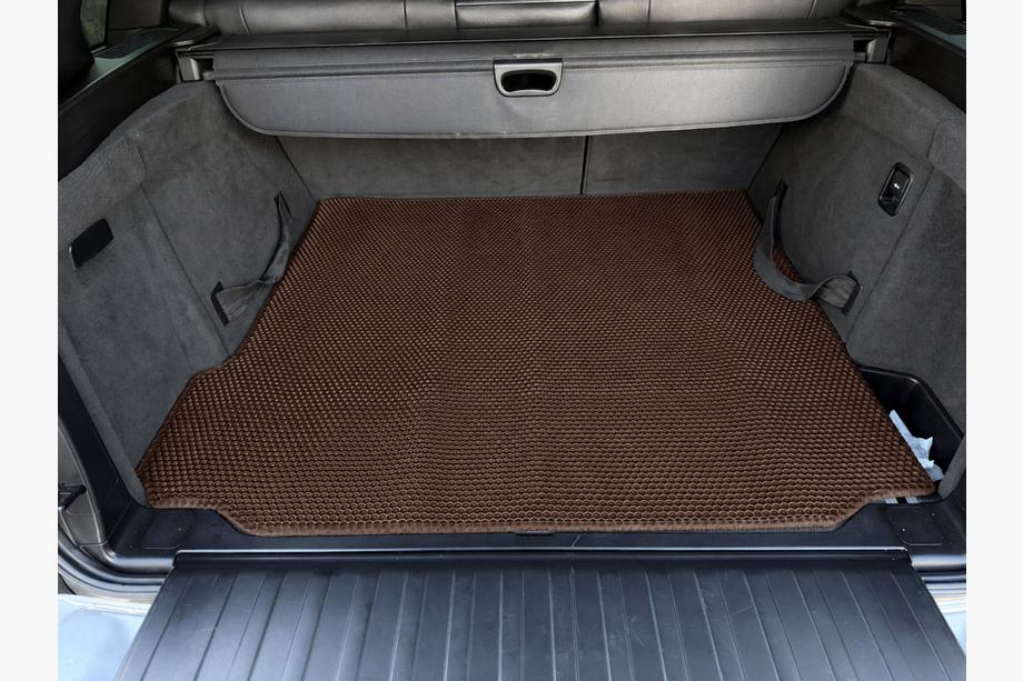 BMW X5 E70 2007-2013 Rubber Trunk Mat Carsuit (Brown) Image