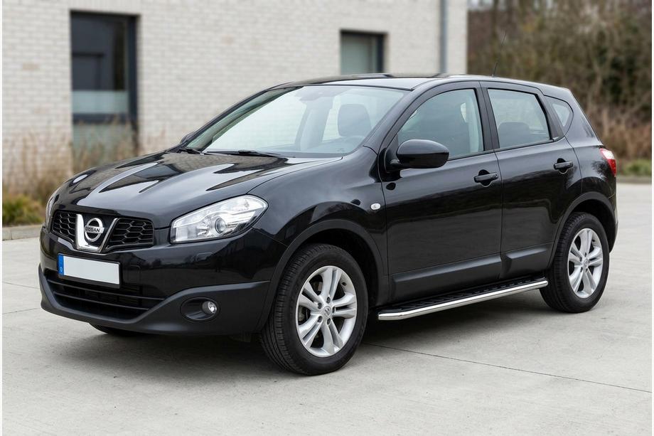 Nissan Qashqai 2010-2014 Side Steps Maydos V1 (2 pcs, Aluminum & Stainless Steel) Image
