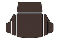 Acura TLX 2014-2020 Rubber trunk mat Carsuit (SD, brown) photo 1