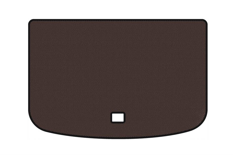 Audi A1 2010-2018 Rubber trunk mat Carsuit (HB, 3-door, brown) Image