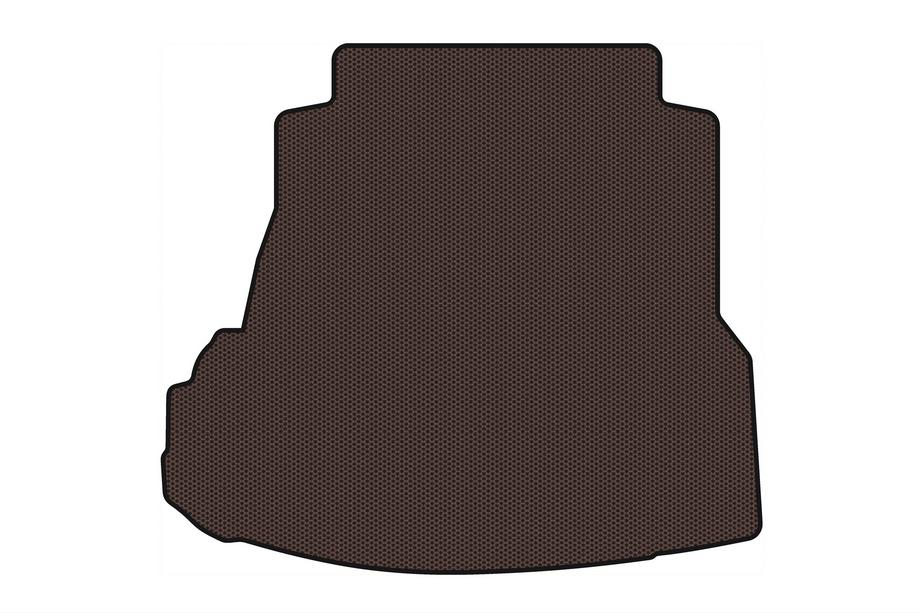 Audi A4 B5 1994–2001 Rubber trunk mat Carsuit (Sedan, brown) Image