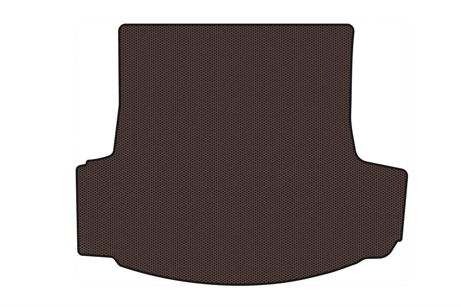 Audi A8 1994-2002 Rubber trunk mat Carsuit V-1 (Sedan, brown) Image