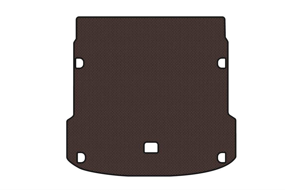 Audi e-Tron 2018-2022 Rubber Trunk Mat Carsuit (Brown) Photo 1