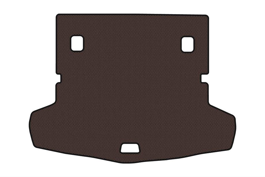 BMW 2 Series Active Tourer F45/F46 2014-2021 Rubber trunk mat Carsuit V-1 (For F46, 7-seater, brown) Image