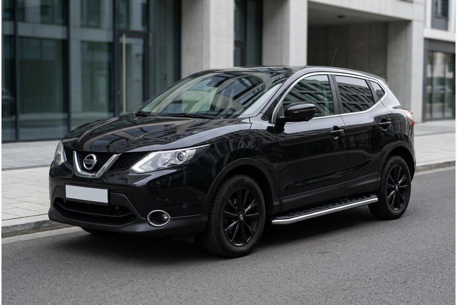 Nissan Qashqai 2014-2021 Side Steps Maydos V1 (2 pcs, Aluminum & Stainless Steel) Image