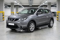 Nissan Qashqai 2014-2021 Side Steps Bosphorus Black (2 pcs, Aluminum) photo 1