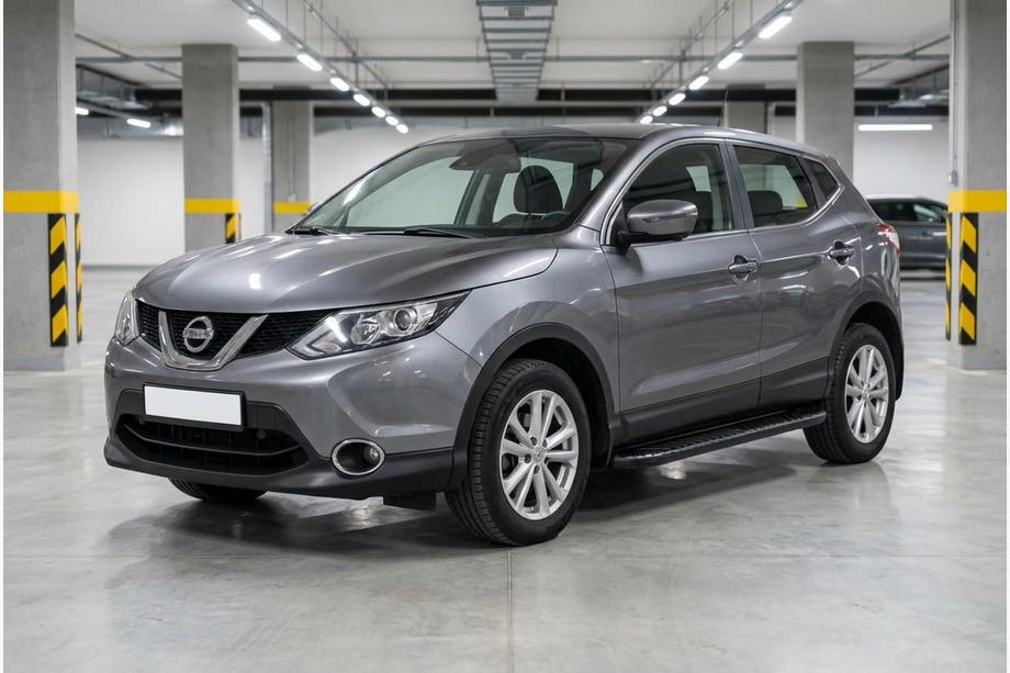 Nissan Qashqai 2014-2021 Side Steps Bosphorus Black (2 pcs, Aluminum) Image