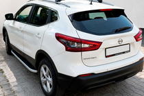 Nissan Qashqai 2014-2021 Side Steps Tayga (2 pcs, Aluminum) photo 1