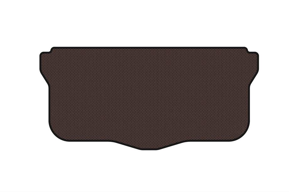 Citroen C-1 2005-2014 Rubber trunk mat Carsuit (HB, brown) Image