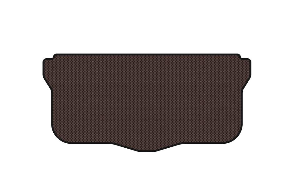 Citroen C-1 2014-2021 Rubber trunk mat Carsuit (HB, brown) Photo 1