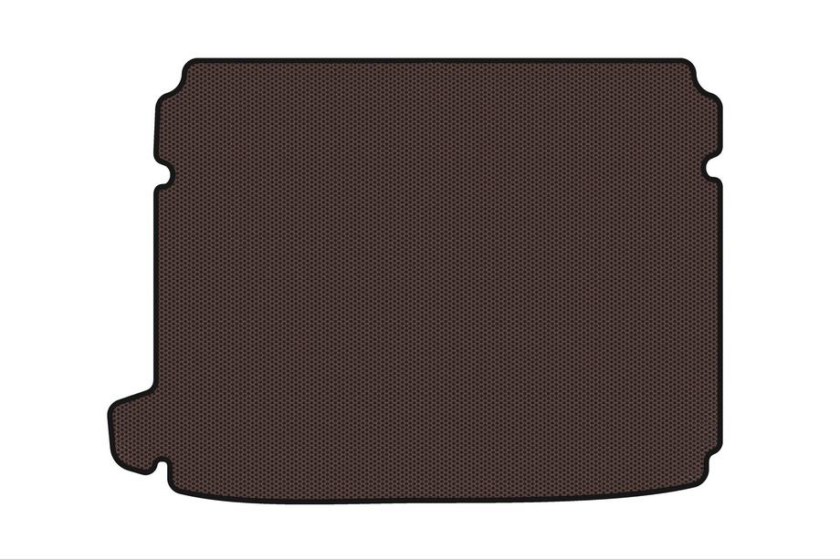 Citroen DS-4 2010-2015 Rubber trunk mat Carsuit (HB, Pre-facelift, brown) Image