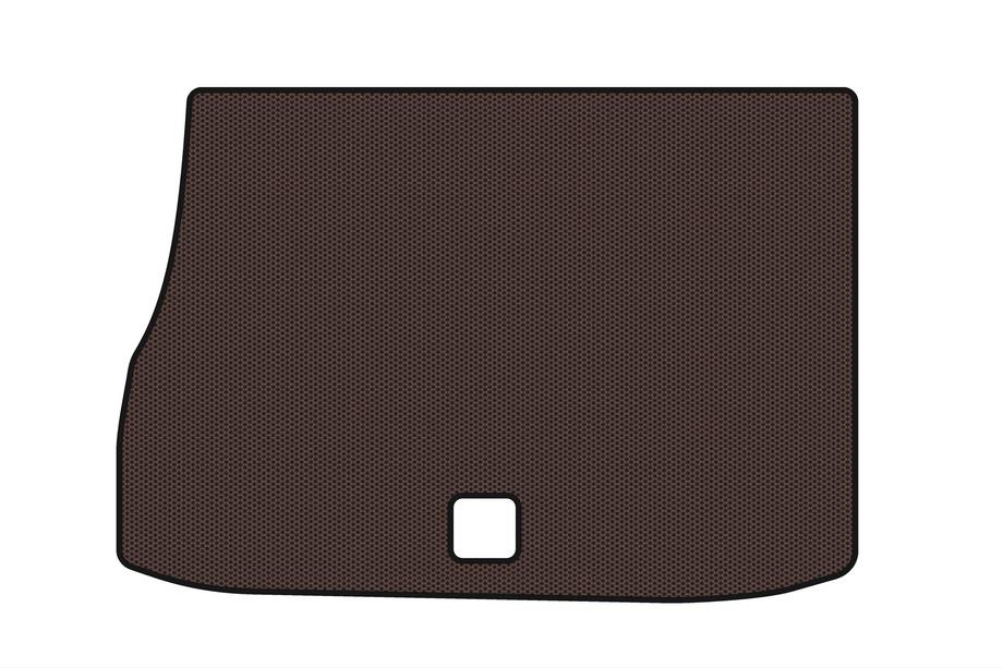 Citroen DS-5 2011-2015 Rubber trunk mat Carsuit (HB, Hybrid/AT, brown) Image
