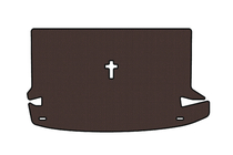 Dacia Lodgy 2012-2022 Rubber trunk mat Carsuit (7-seater, brown) photo 1