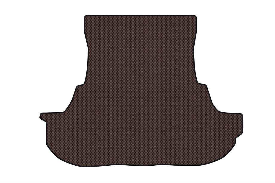 Dodge Challenger 2008-2023 Rubber trunk mat Carsuit (Coupe, brown) Photo 1