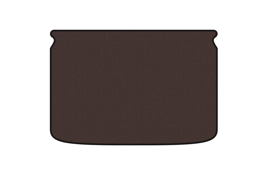 Fiat 500/500L 2013-2022 Rubber trunk mat Carsuit (for 500L, Brown) Photo 1