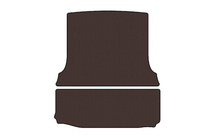Fiat Fiorino/Qubo 2008-2024 Rubber trunk mat Carsuit (Cargo, brown) photo 1
