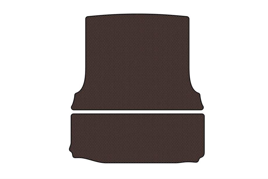 Fiat Fiorino/Qubo 2008-2024 Rubber trunk mat Carsuit (Cargo, brown) Image