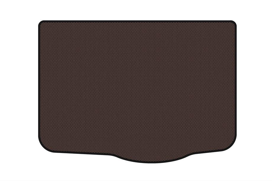 Fiat Punto Grande/EVO 2006-2018 Rubber trunk mat Carsuit (2011-2018, HB, 3-door, brown) Photo 1