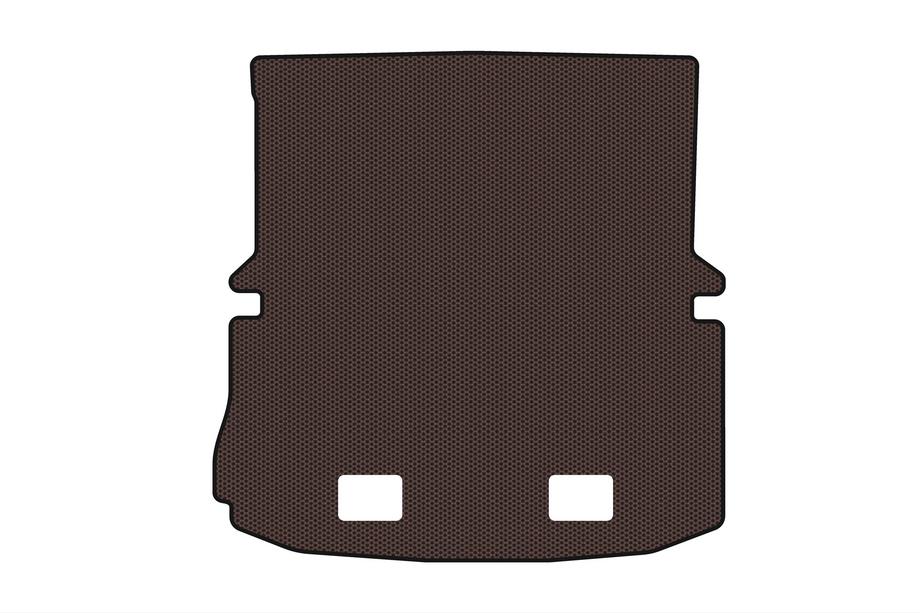 Ford Explorer 2011-2019 Rubber trunk mat Carsuit (2017-2019, 7-seater, brown) Photo 1
