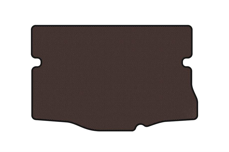 Honda FIT/Jazz 2014–2020 Rubber trunk mat Carsuit (HB, Hybrid, brown) Image