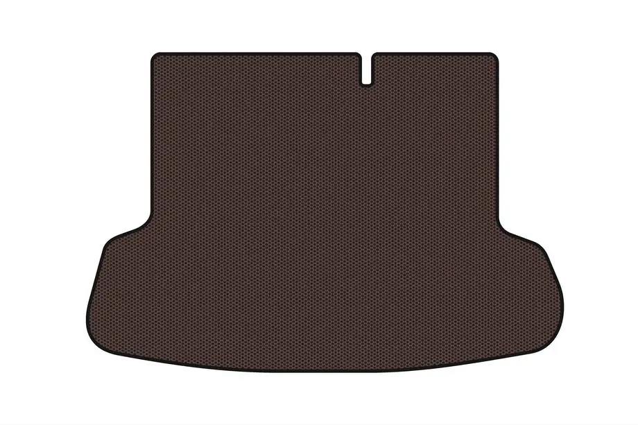 Hyundai Accent 2006-2010 Rubber trunk mat Carsuit (SD, brown) Image