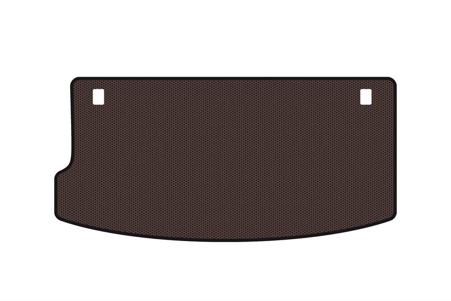 Hyundai I-10 2008-2013 Rubber trunk mat Carsuit (HB, brown) Photo 1
