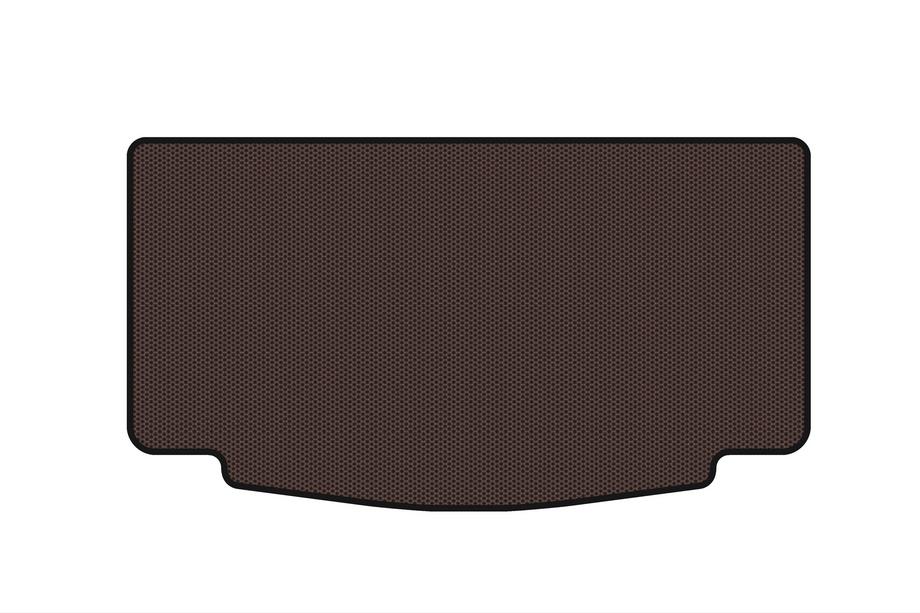 Hyundai I-10 2014-2017 Rubber trunk mat Carsuit (HB, brown) Image